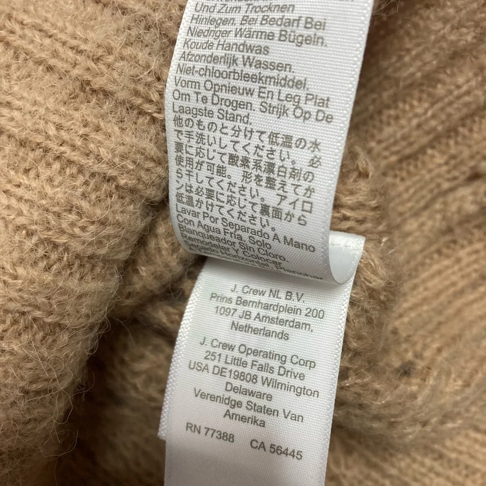 J.Crew Alpaca Blend Pointelle Sweater